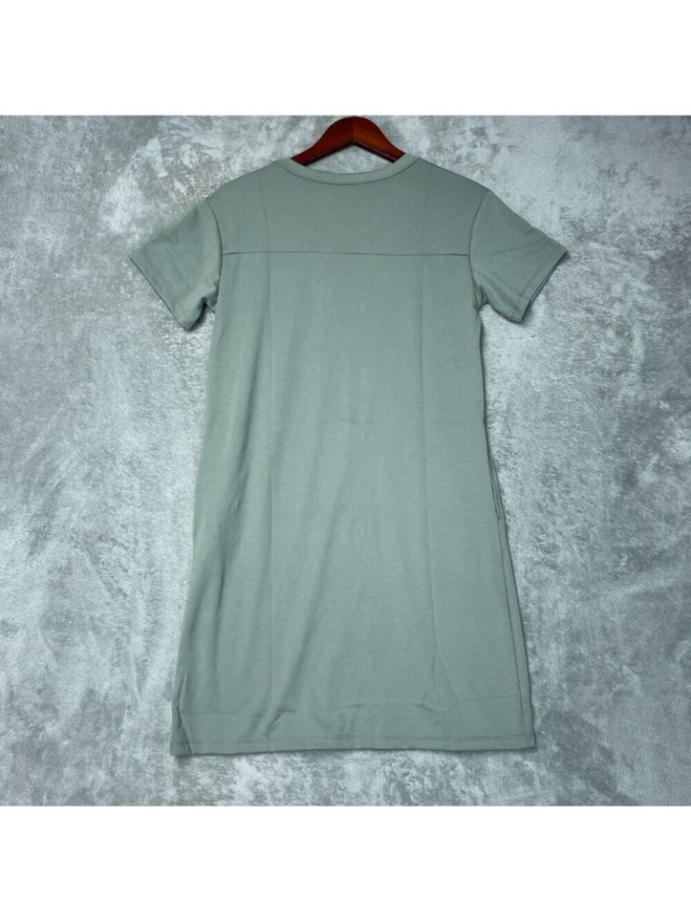 NWT 32 Degrees Cool Women's S Green Short-Sleeve T-Shirt Dress C0592 - Picture 5 of 13